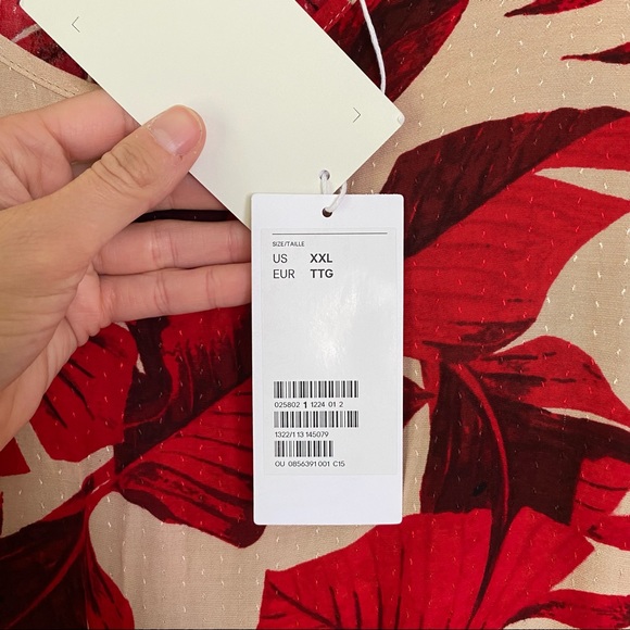 NWT Johanna Ortiz x H&M Flounced Dress Size XXL - Picture 11 of 11